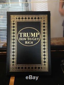 Donald J Trump book limited addition How to get rich sighned copy