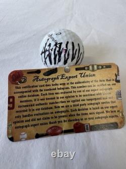 Donald John Trump 45th President of USA Signed Auto Golf Ball Include Case WithCOA