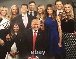 Donald Jr Eric Tiffany Ivanka Trump Signed Autographed Photo Proof Trump Family