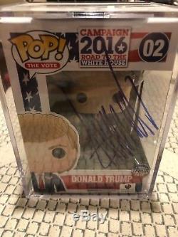 Donald Trump #02 from The Vote Funko Pop Signed by President DONALD TRUMP RARE