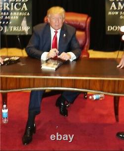 Donald Trump 11x14 Signed Autographed Color Photo Jsa Coa