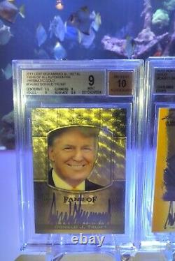 Donald Trump 2011 Leaf Superfractor RC Rookie GRAIL Gold Auto Signed #1/1 GOAT