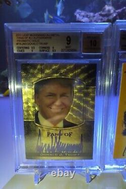 Donald Trump 2011 Leaf Superfractor RC Rookie GRAIL Gold Auto Signed #1/1 GOAT