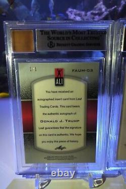 Donald Trump 2011 Leaf Superfractor RC Rookie GRAIL Gold Auto Signed #1/1 GOAT