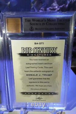 Donald Trump 2011 Leaf Superfractor RC Rookie GRAIL Gold Auto Signed #1/1 GOAT