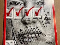 Donald Trump 2016 Time Magazine Autographed JSA AUTHENTICATED 45th President
