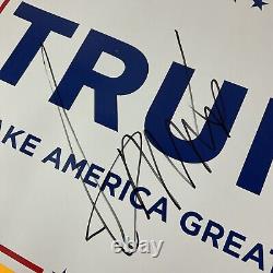 Donald Trump 2024 Signed Auto Autograph Sign 12 X 18 JSA COA