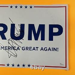 Donald Trump 2024 Signed Auto Autograph Sign 12 X 18 JSA COA
