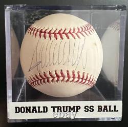 Donald Trump 45TH 47TH President US Signed Official MLB Baseball PSA JSA