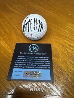 Donald Trump 45th & 47th President Signed Golf Ball HA COA MAGA