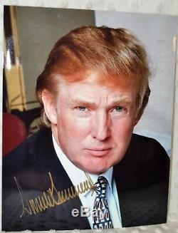 Donald Trump 45th President Signed 8x10 Color Photo