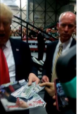 Donald Trump 45th President Signed Autographed $100 Bill MAGA Beckett Certified