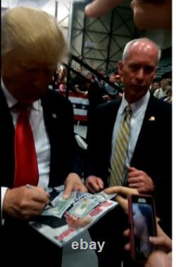 Donald Trump 45th President Signed Autographed $100 Bill MAGA Beckett Certified