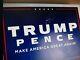 Donald Trump (45th President) Signed Trump/pence Yard Sign With Coa