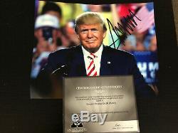 Donald Trump, 45th President, autographed 8x10 photo hand signed authentic COA