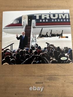 Donald Trump 8x10 signed Photo autographed Picture + COA Plane Rare