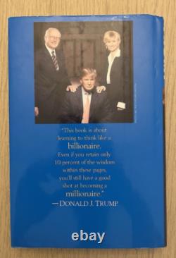 Donald Trump AUTOGRAPHED Book Think Like a Billionaire Collector's Edition