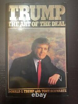 Donald Trump Art Of The Deal 1987 First Edition Autographed