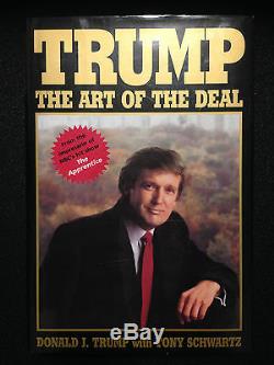 Donald Trump Art Of The Deal Autograph Signature Autographed Book Signed To Eric