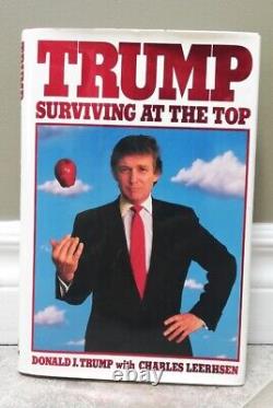 Donald Trump Authentic Signed Book'Trump, Surviving At The Top First Edition