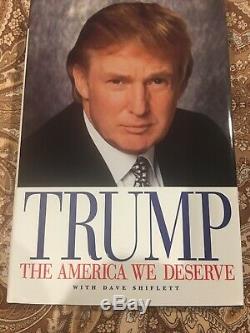 Donald Trump Autograph Book The America We Deserve Hand Signed ONE DAY SALE