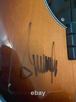 Donald Trump Autograph On Status Bass Guitar