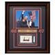 Donald Trump Autograph Signed Framed Display Psa/dna Slabbed Us President