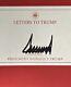 Donald Trump Autograph Signed Hardcover Book Letters To Trump Jsa Loa