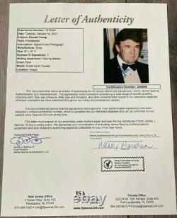 Donald Trump Autograph Signed Photo JSA Political psa bas President