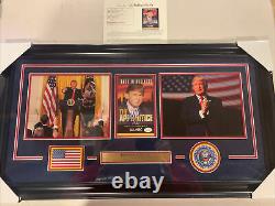 Donald Trump Autograph Signed President Photo Collage Framed JSA Full Letter