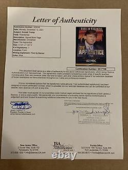 Donald Trump Autograph Signed President Photo Collage Framed JSA Full Letter