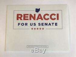 Donald Trump Autograph Signed Renacci Campaign Sign Exact Video Proof PSA BAS