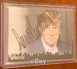 Donald Trump Autographed 2005 Comic Images The Apprentice Signed Trading Card