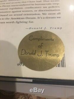 Donald Trump Autographed Book The America We Deserve
