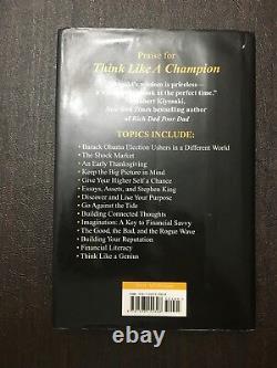 Donald Trump Autographed Book Think Like A Champion