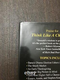 Donald Trump Autographed Book Think Like A Champion