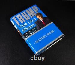 Donald Trump Autographed Book Think Like a Billionaire Collector's Edition