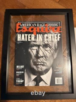 Donald Trump Autographed Esquire Magazine 2016 Magazine Collection & Letter Rare