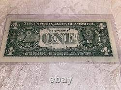 Donald Trump Autographed Hand Signed Dollar Bill Gold Ink