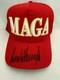 Donald Trump Autographed Hand Signed Maga Hat (red) Beckett Loa