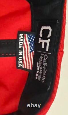 Donald Trump Autographed Hand Signed MAGA Hat (Red) Beckett LOA