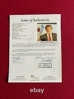 Donald Trump, Autographed (JSA Letter) 8x10 Photo (Early Auto 1980's) Scarce
