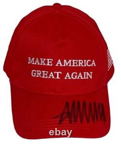 Donald Trump Autographed MAGA Hat PSA/DNA