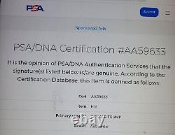 Donald Trump Autographed MAGA Hat PSA/DNA