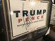 Donald Trump Autographed Maga Poster With Secret Service Challenge Coins