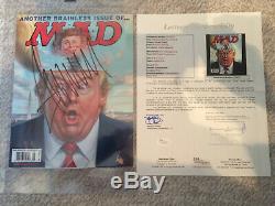 Donald Trump Autographed Mad Magazine December 27, 2016