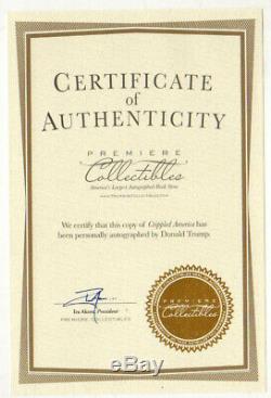 Donald Trump Autographed Mat Piece! President! MAGA! Publisher Certified! COA