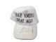 Donald Trump Autographed Potus Signed White Maga Hat #d Coa-halo