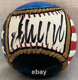 Donald Trump Autographed Signed Baseball BAS Beckett LOA