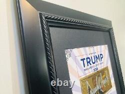 Donald Trump Autographed Signed Bill MAGA With Certificate Of Authenticity Notaty